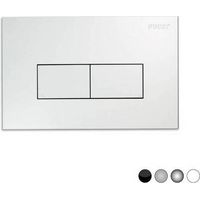 PLACCA PER CASSETTA INCASSO PUCCI ECO 2 PULSANTI LINEA MOD.2014 Misura: Bianca