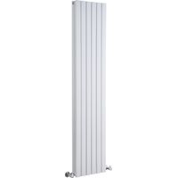Milano Capri White Vertical Column Double Flat Panel Radiator - 1780mm x 354mm