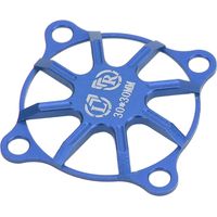 Cache-ventilateur de refroidissement pour voiture télécommandée (RC) en alliage d'aluminium, petit modèle, pour moteur électrique (ESC), 30 x 30 mm, bleu foncé