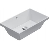 Lavabo en céramique 55x34 cm Globo Stockholm FO056BI Blanc - Céramique