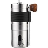 Portable black coffee grinder for manual coffee machine for home coffee lovers