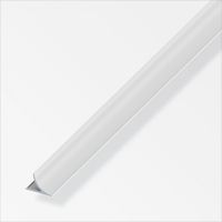 alfer Randfugeabdeckprofil 2.5 m, 8 x 13 mm Aluminium eloxiert silber Profil