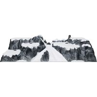 Skipistenlandschaft 120 x 40 x 25 cm