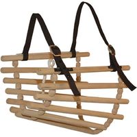 Collier de pansement en bois avec sangles en nylon réglables