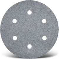 MENZER Platinum Dischi abrasivi velcrati, 150 mm, 6 fori, p. Levigatrici rotorbitali, Corindone semi-friabile (50 Pz.) G400