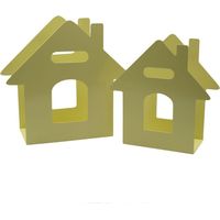 Revistero metal casa 1-2 crema cm29x12h29