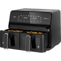 Teesa Friggitrice ad aria Dual Pot XXL 8L Nera