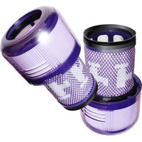 Allotech Pack De 2 Filtres de Remplacement pour Dyson V12 Detect Slim Aspirateur Remplace 971517-01