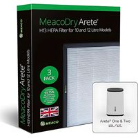 Meaco H13 HEPA-Filter für Arete 10L/12L Luftentfeuchter - 3 Stück.