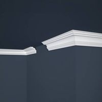 Decoon – Corniche de plafond décorative – Modèle Versailles – Polystyrène extrudé – Longueur 200 cm – Largeur 5 cm – Épaisseur 5 cm