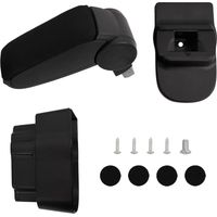vidaXL Bracciolo per Auto Nero 12x37x(31-48) cm in ABS