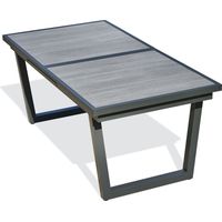 OLHOS - Gartentisch 10 Personen, Aluminium mit Keramikplatte - DCB GARDEN