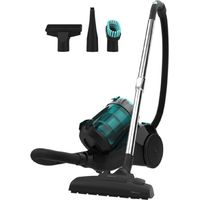 Cecotec – Aspirateur traineau sans sac 800 W – Multicyclonique 20 kPa – Système ultrasilencieux <79 dB – Réservoir 2,5 L facile à vider