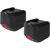 vhbw 2x Batterie compatible avec Bosch ART 23-18 LI, AHS 55-20 LI, ALB 18 LI, ART 26-18 Li outil électrique et de jardin (5000 mAh, Li-ion, 18 V)
