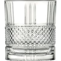 Set 6 bicchieri brillante dof intaglio diamante cl 34