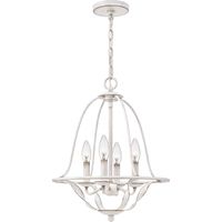 Elstead Quoizel Bradbury Lampadario multi braccio bianco antico