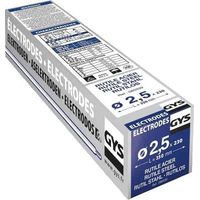 GYS – Électrodes rutiles 6013 pour aciers non alliés – Soudage toutes positions – Facilité d’amorçage – Excellent cordon esthétique – Lot de 110 unités