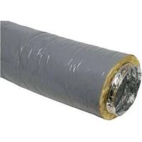 Aldes Condotto isolato rinforzato argento 6 metri 125 mm