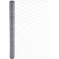 Treillis Hexagonal Grillage Clôture pour Poulailler Lapin Enclos Parc Jardin Fils de Fer 0,7 mm galvanisé, maille 50mm (150cm x 25m)
