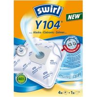 Melitta Swirl Y 104 sacs aspirateur blanc anti-allergie