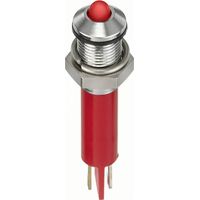 APEM Q8P1CXXR24E Luce di segnalazione a LED Rosso Prominente 80 mcd