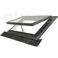 Lucernario Vasistas - Finestra per accesso al tetto con Doppio vetro - Made in Italy (75x38 Base x Altezza)