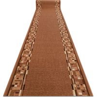 Alfombra de pasillo con refuerzo de goma BOMBAY beige oscuro 67cm beige 67x790 cm