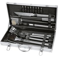 Zilverstad Leopold Vienna Grillmaleta 18 teilig 8x24x27 LV01070