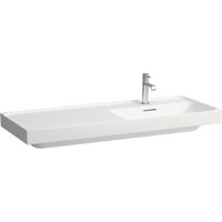 Lavabo LAUFEN MEDA, empotrable, repisa izquierda, 1200x460mm, 1