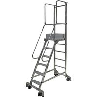 Mobile Stehleiter 4 Stufen - Maximale Arbeitshöhe 2.91m - 19604