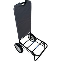 Chariot pliant de plage en acier et tissu majeur