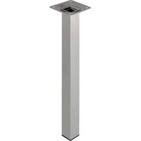 Piede quadro "Element System" - 25x25 - H.800 mm. - alluminio