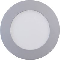 Runde LED-Einbauleuchte, 18 W, 1400 lm, Ø 17 cm, 4000 K, Chrom, 30000 h, SECOM