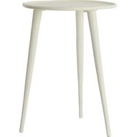 Mesa auxiliar Light & Living BABINA en color crema – Ø36x47 cm