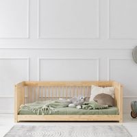 Letto banquette 90x190 sommier incluso Perrine Legno