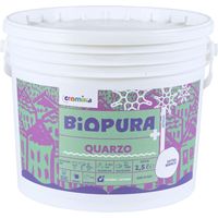 Pittura quarzo antialga interni esterni finitura opaca linea biopura cromika formato 2.5 lt - confezione 1