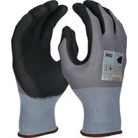 Guante EXTRA Talla 9 gris/negro EN 388/EN 407 EPI II PRO FIT