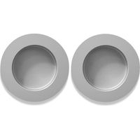 Griff Türgriff Griffmuschel 2er-Set Türbeschlag Aluminium selbstklebend