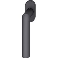 FSB 34 1144 Fenstergriff (Fensterdrücker) ovale Rosette Aluminium schwarz matt