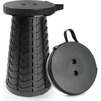 Tragbarer Klapp-Campinghocker, Ausziehbarer leichter Outdoor-Hocker - Tragfähigkeit: 225KG