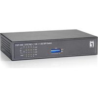 SWITCH LEVEL ONE NO GESTION 8P 10/100 1P 10 /100/1000 POE 115W + 1P SFP GIGABIT