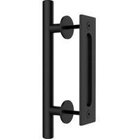 Poignée de porte coulissante, poignée de porte de grange, poignée de porte noire, poignées de cuisine, poignée de porte coulissante, pour porte en bois, porte d'armoire