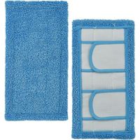 2 pcs Serpillères Réutilisables pour Balai Swiffer Sweeper,Recharges pour Serpillères Lavables en Microfibre