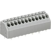 WAGO 250-208 Federkraftklemmblock 1.50 mm² Polzahl 8 Grau 1 St.