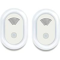 2PCS Répulsif Ultrason Anti Moustique, Ultrason pour Anti Moustiques Répulsif Antiparasitaire à Ultrasons Électronique Répulsif Ultrason Insectes (Norme Européenne)