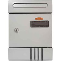 CASSETTA POSTALE IN ACCIAIO 'LUXURY' CARDINALE cm 204x65x290h - Argento