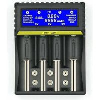 BTY407 Multifunktionales Akkuladegerät für 18650 Li-Ion/NiMH/NiCd/5AA/7AAA/9V Akkus