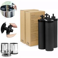 Pack of 4 Filters for Gravity Water Filter Systems Compatible with Weeplow, Berkey, Berkefeld, Doulton Filtration Systems, Reduces Contaminants Up to 99.99%
