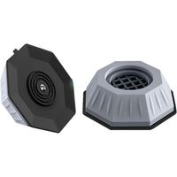 4 Pièces Tapis Anti Vibration Machine a Laver, Patin Anti Vibration Machine à Laver en Caoutchouc, Convient Machine a Laver pour Machines à Laver et Sèche-Linge
