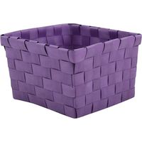 Panier de rangement 10x10x7,5cm Violet MSV
